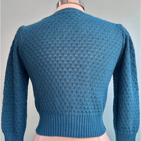 🆕️Blue Teal Cardigan - Picture 5 of 9